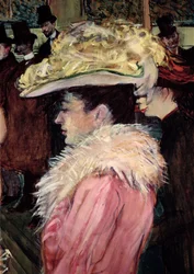 La Danse au Moulin Rouge : détail d